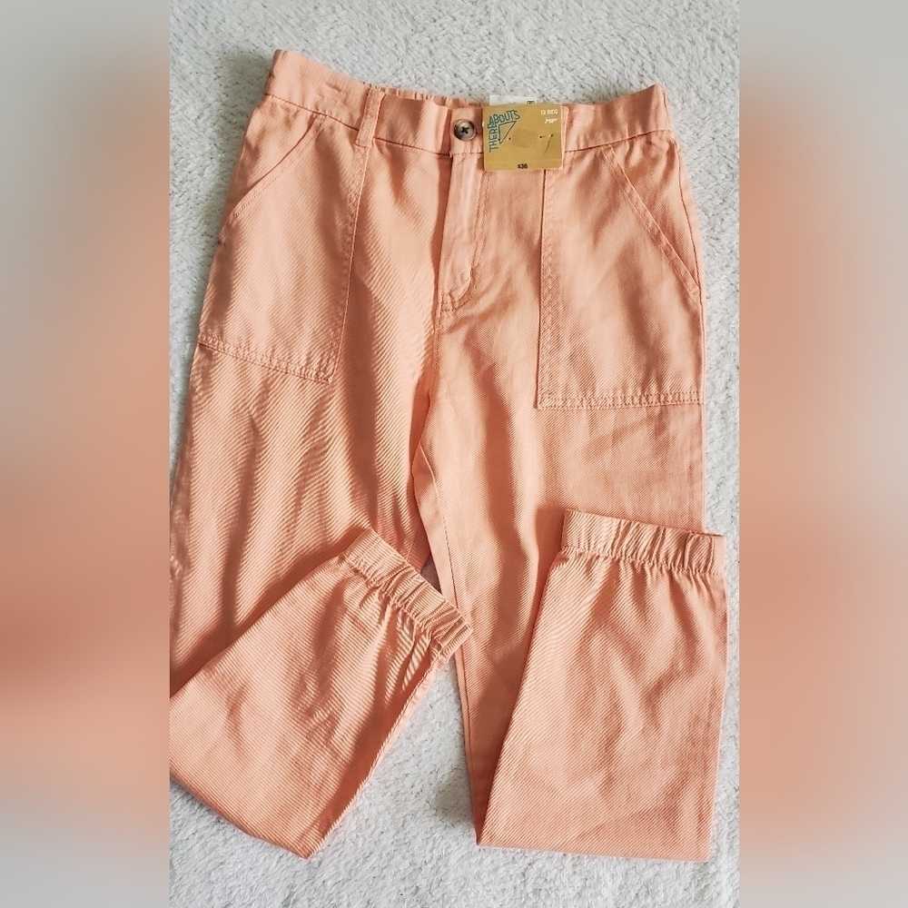 Thereabouts advanced big girl orange Jogger size 12